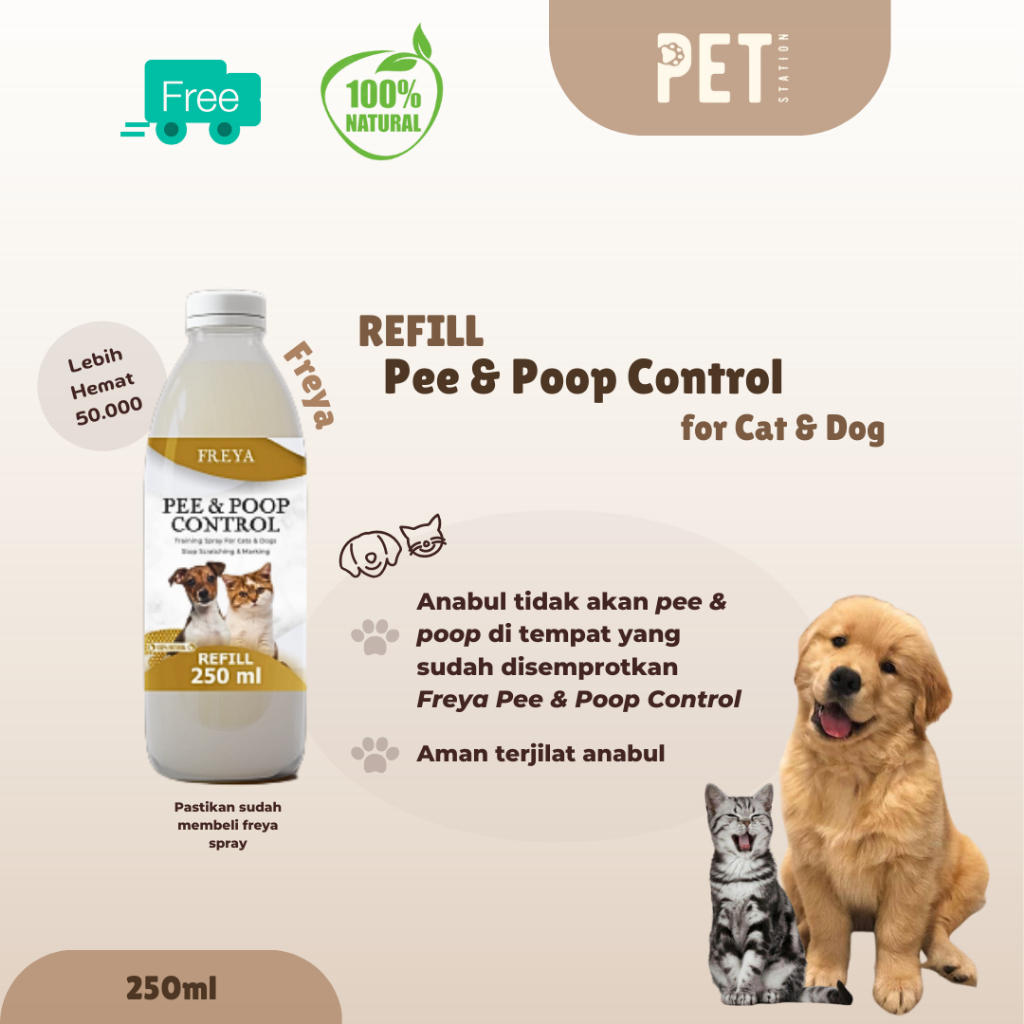 Refill Pee Poop Control Spray Training Pee Pee Potty Toilet Cat Dog