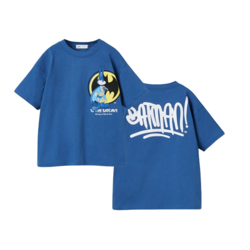 KATUN Zara Kids Batman Blue Tshirt Premium Cotton Children's TShirt