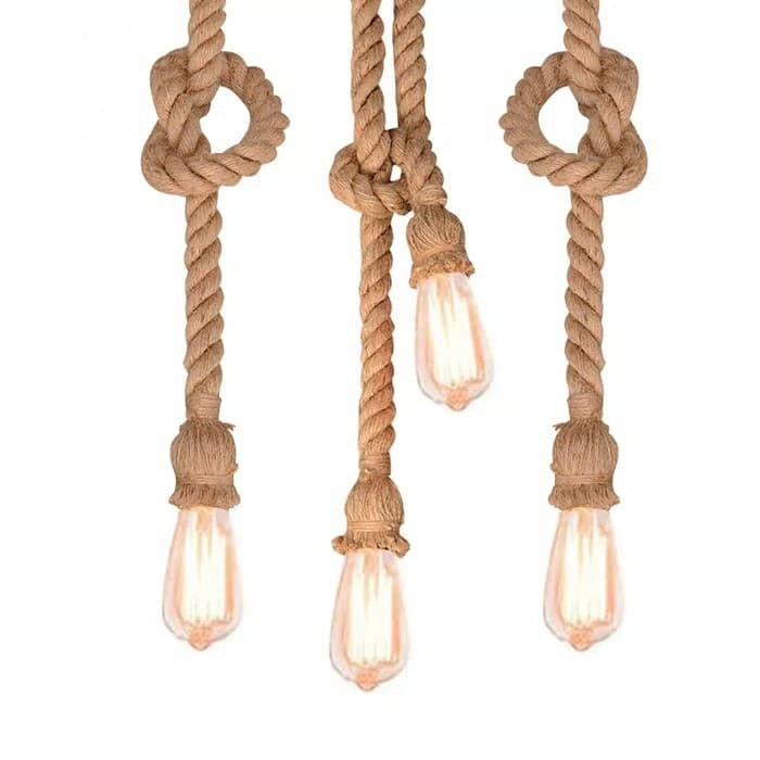 Led Filament Hanging Lights Filament fittings edison MINE ROPE | Shopee ...