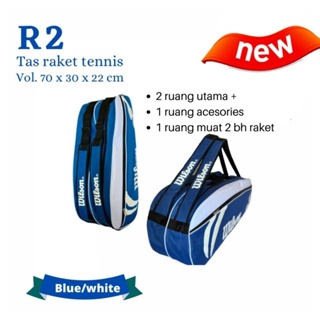 Kawasaki Large Capacity 2pcs-Pack Badminton Bag Tennis Backpack