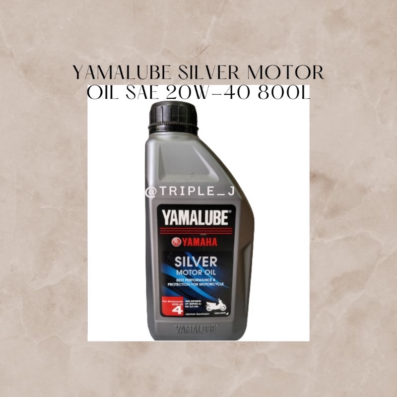 Yamalube Silver Motor Oil Sae 20w-40 API SJ - 800 Ml | Shopee Malaysia
