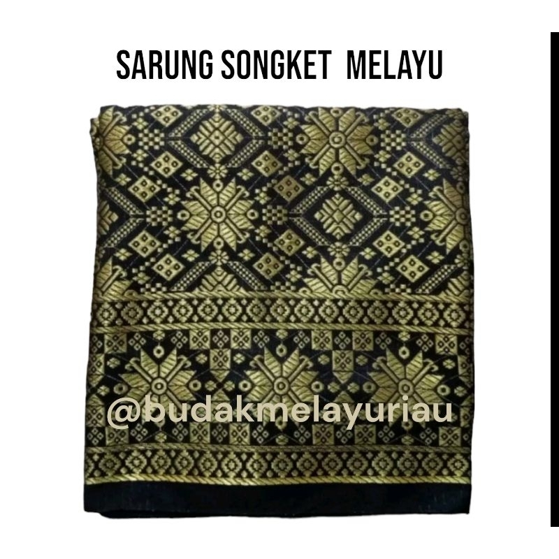 TYPICAL MALAY SIDE CLOTH SONGKET SArong WITH TYPICAL MALAY ORNAMENTS ...
