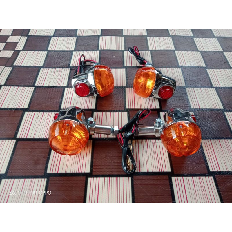 GT mini turn signal, custom british motorcycle turn signal lights ...