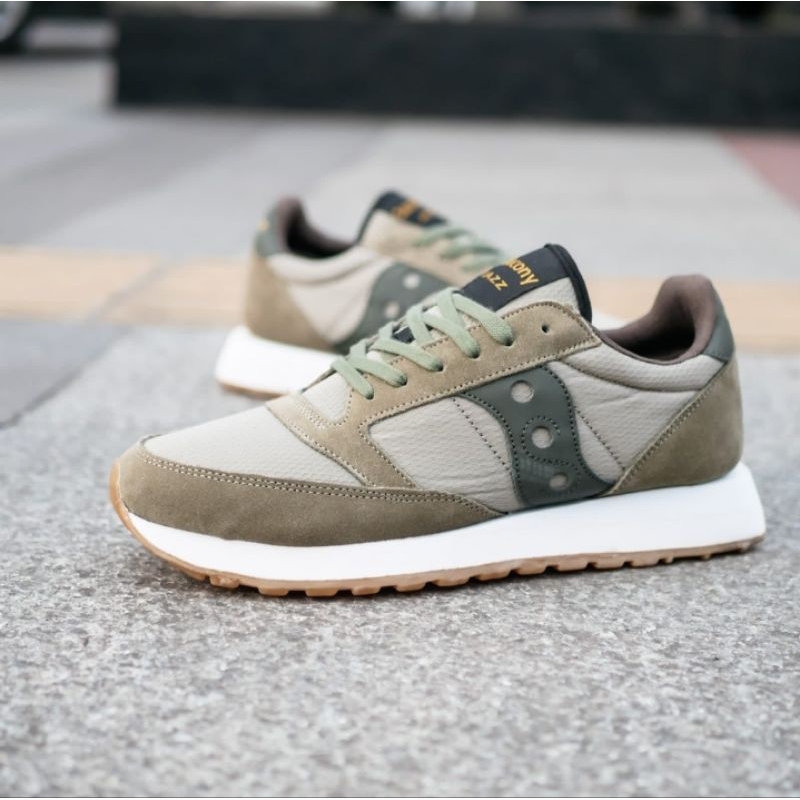 Saucony jazz 18 clearance mens brown