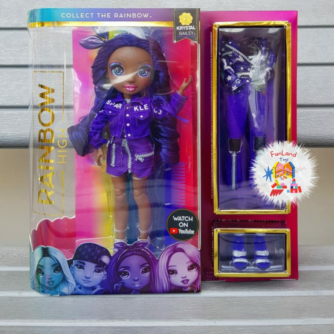 Rainbow High Krystal Bailey Indigo Fashion Doll | Shopee Malaysia