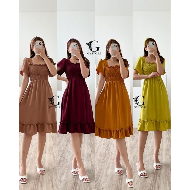 Mini dress korean style outlet