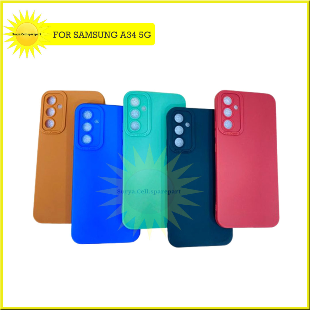Case Slim Matte Pro Camera Samsung A34 5g Samsung A54 5g Shopee Malaysia