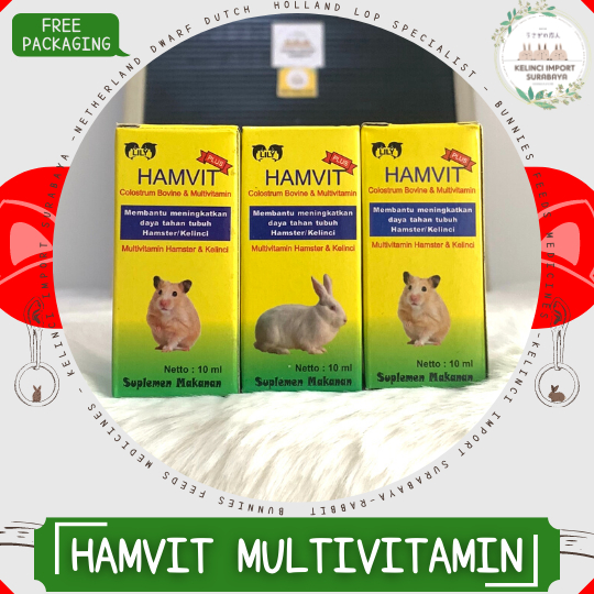 Hamvit Multivitamin Hamster & Rabbit Liquid - 10ML | Shopee Malaysia