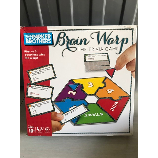 Hasbro Parker Brother Brain Warp The Trivia Game | Shopee Malaysia