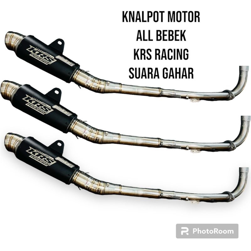 Krs racing exhaust Fulset All duck Vega/Jupiter/Supra/Karisma/Blade ...