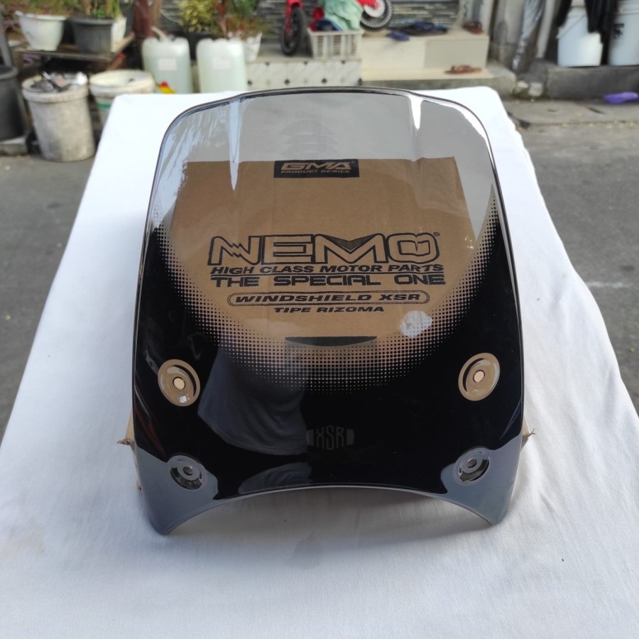 Windshield Visor NEMO Yamaha XSR 155 2Tone Shopee Malaysia