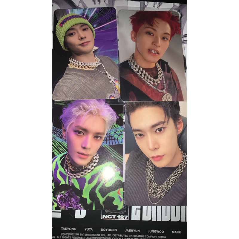 Photocard Official Pc Nct 127 Mark Jaehyun Taeyong Doyoung 2baddies