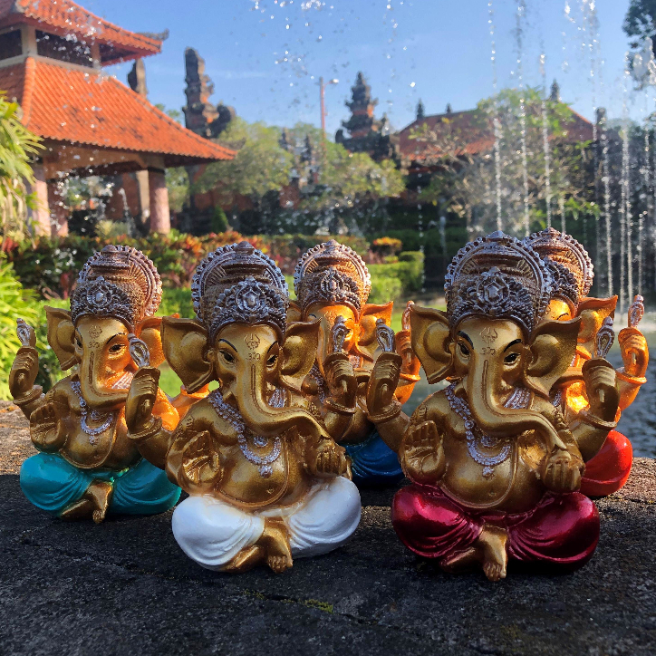 Ganesha Statue 15cm/ GANESHA Statue/ GANESHA RESIN Statue/ God Goddess