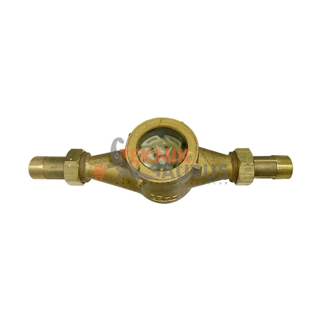 Water Meter 1 Inch Horizontal Brass (Body Only) | Shopee Malaysia
