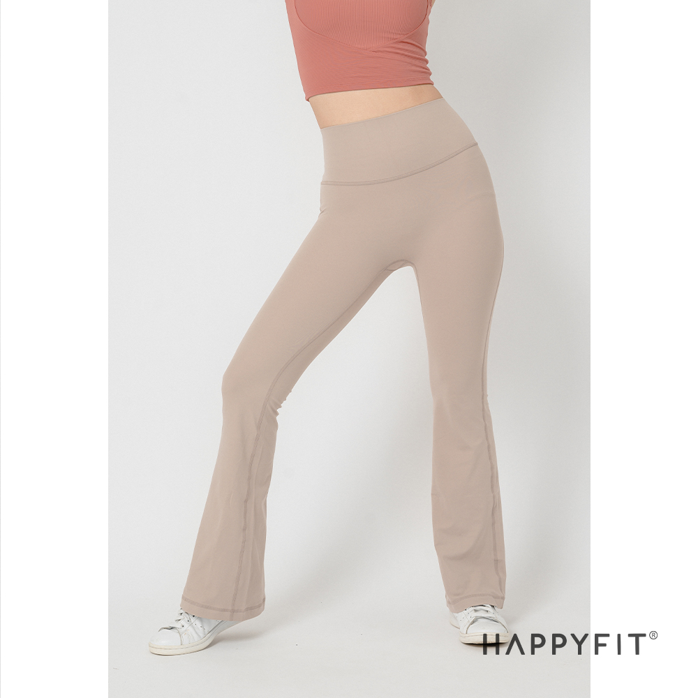 HAPPYFIT Flared Leggings Free Size Yoga Pants Shopee Malaysia