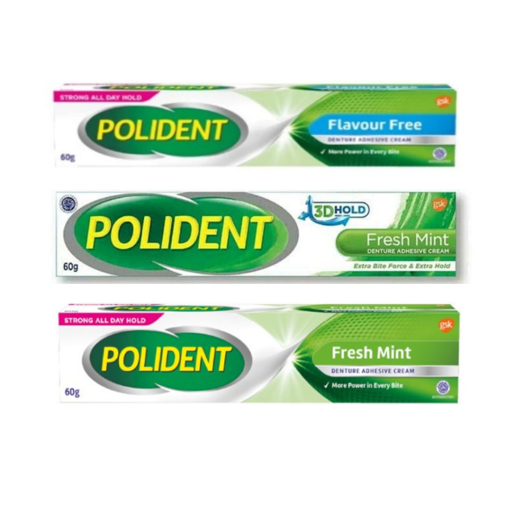 Polident Denture Adhesive 60g/20g Shopee Malaysia