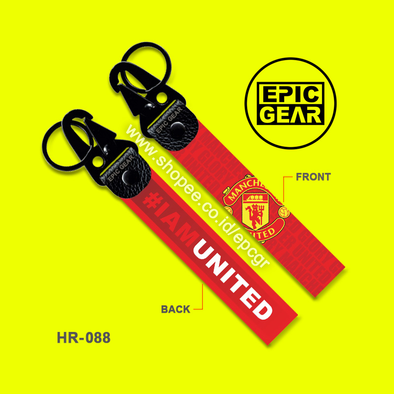 GANTUNGAN High QUALITY KEYCHAIN LOGO MANCHESTER UNITED PREMIUM KEYCHAIN