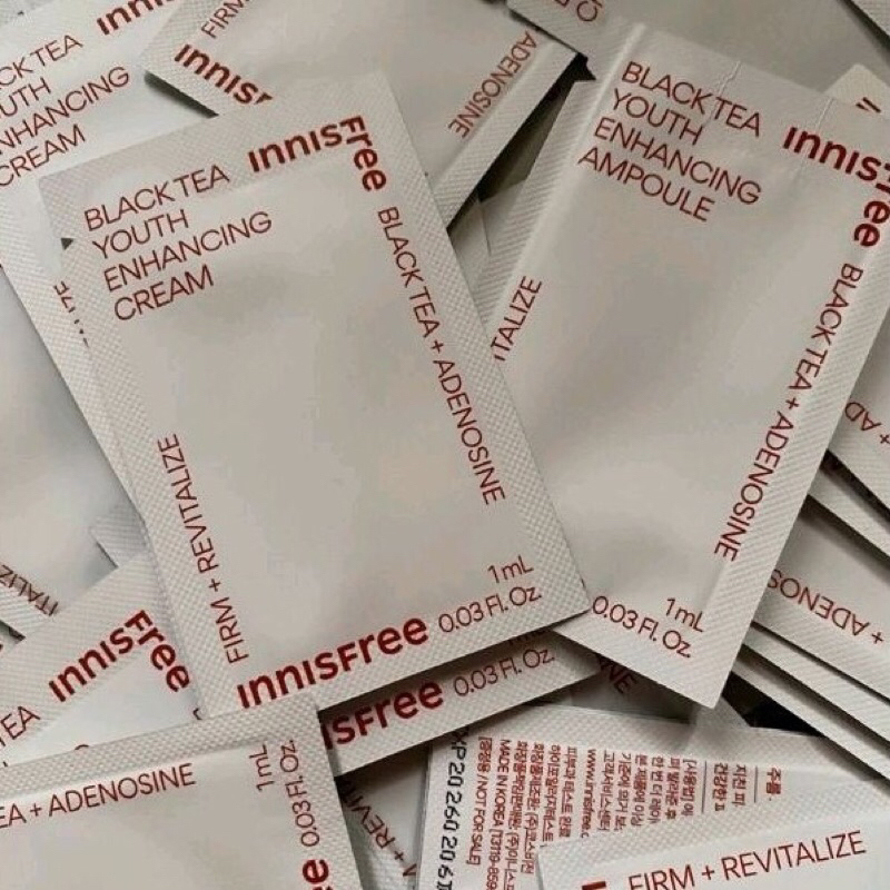 Innisfree - Black Tea Youth Enhancing Cream Sample 1ml | Sample 1ml ...