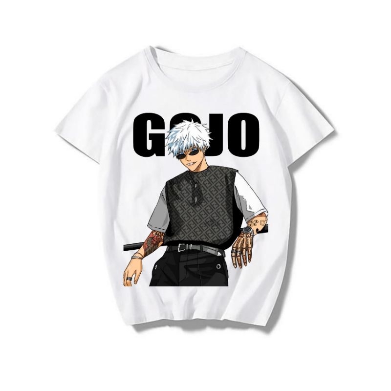 PUTIH Gojo SATORU T-Shirt | Hypebeast ANIME T-SHIRT | Jujutsu KAISEN T ...