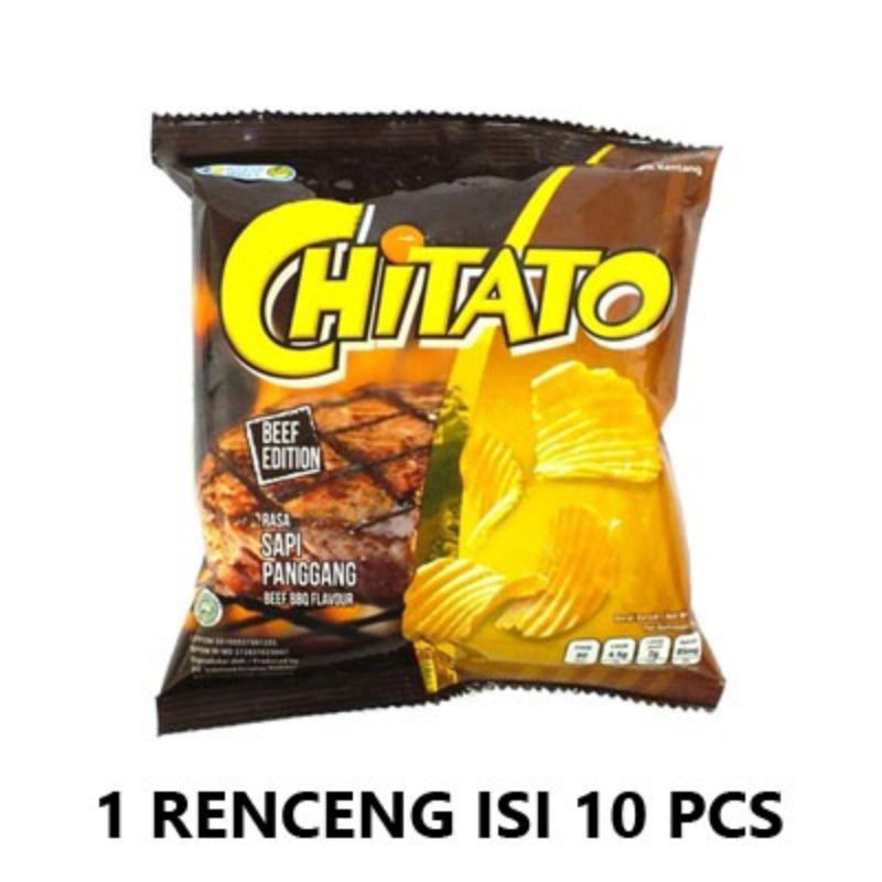 Chitato Snacks With Grilled Beef Flavor 1 Pack Of 10 pcs Griya Snack ...