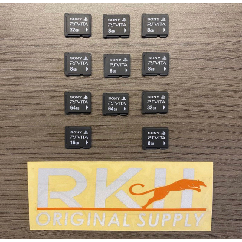 Used Sony PS Vita Memory Card - Choose 8GB, 16GB, 32GB Or 64GB - Japanese Import