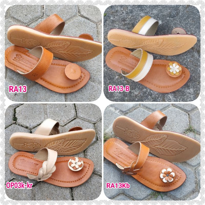 Mushroom Series Girls Raw Leather Sandals magetan Leather Sandals Shopee Malaysia