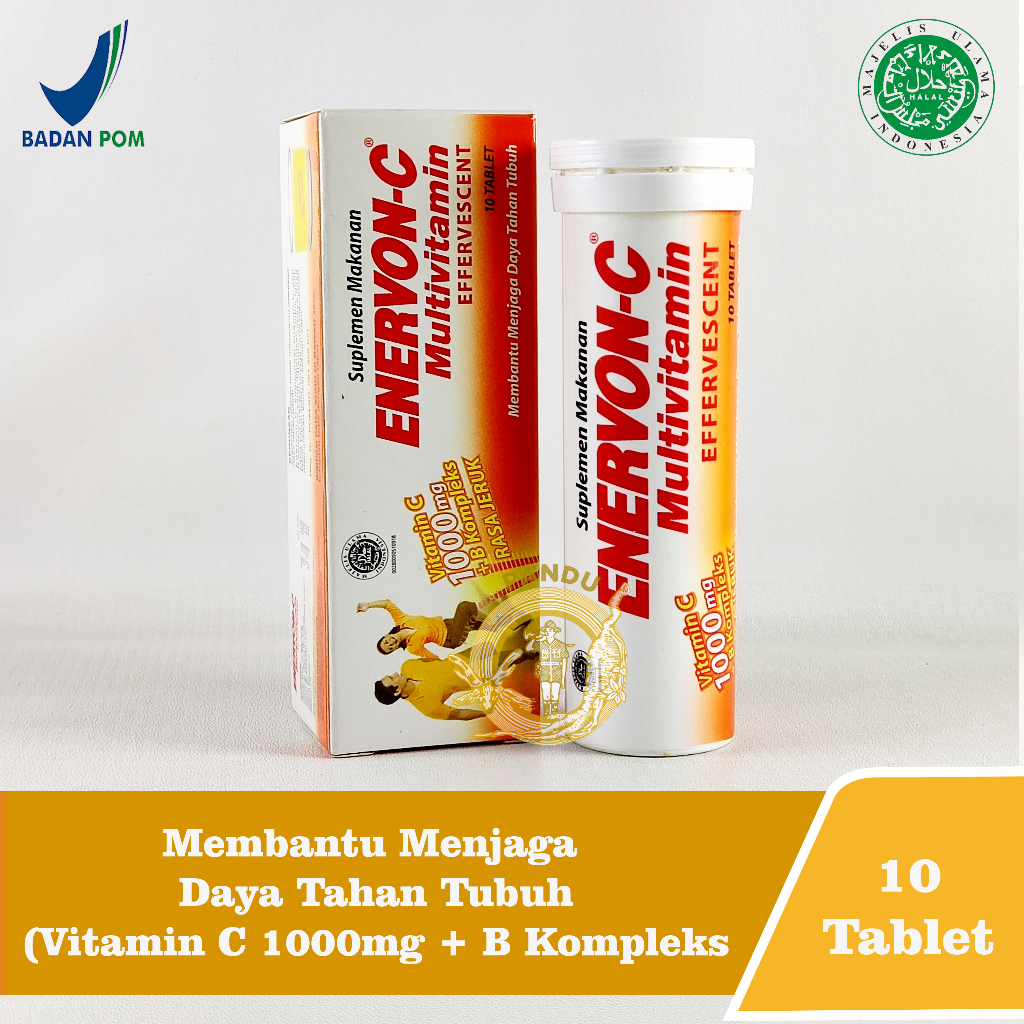 Enervonc EFFERVESCENT (10Tablets)/ENERVON C/MULTIVITAMIN Shopee Malaysia