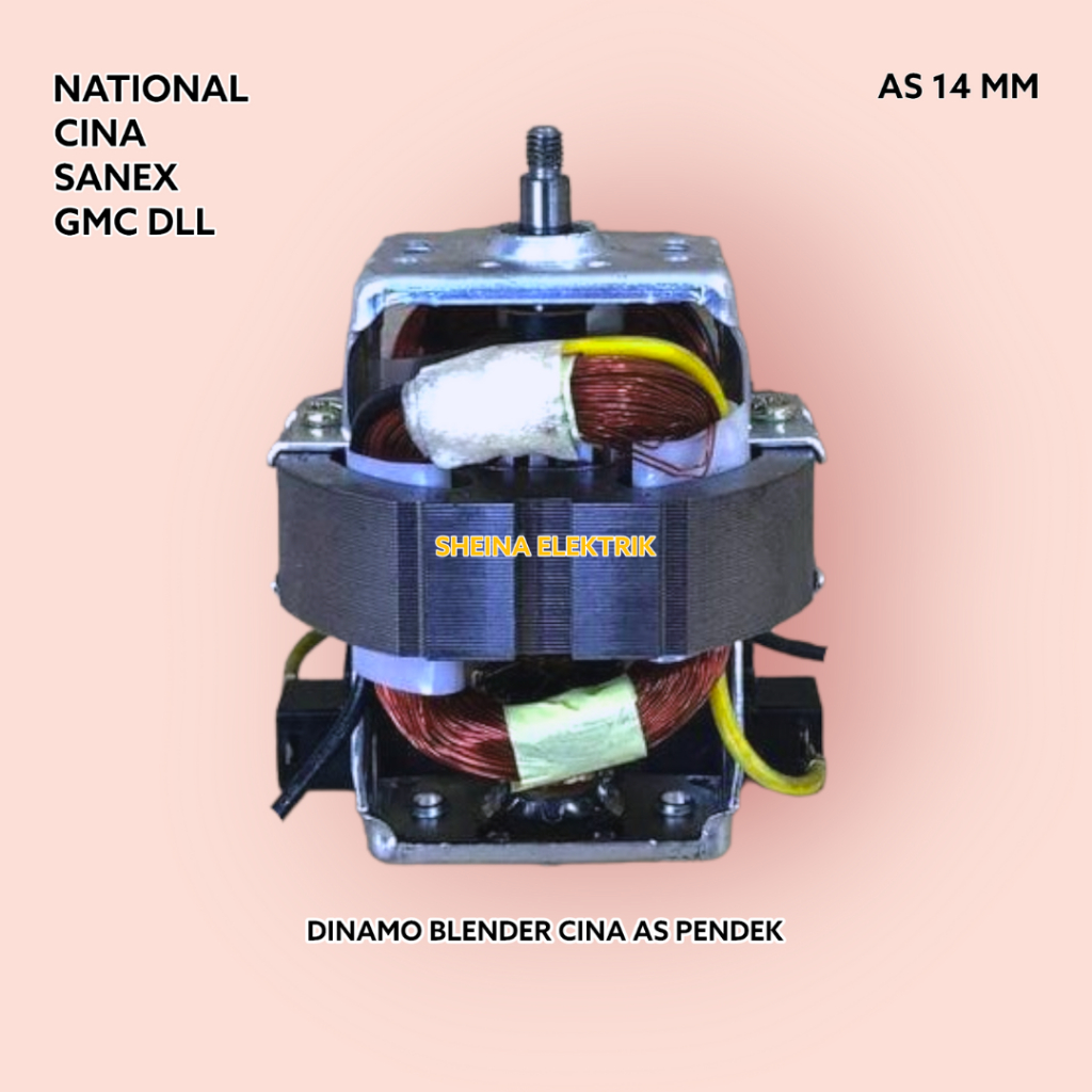 MESIN National Blender Dynamo 14 mm / Chinese brand Blender Machine ...