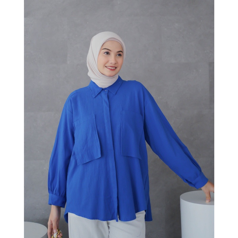 Kalina SHIRT Brocade | Shopee Malaysia