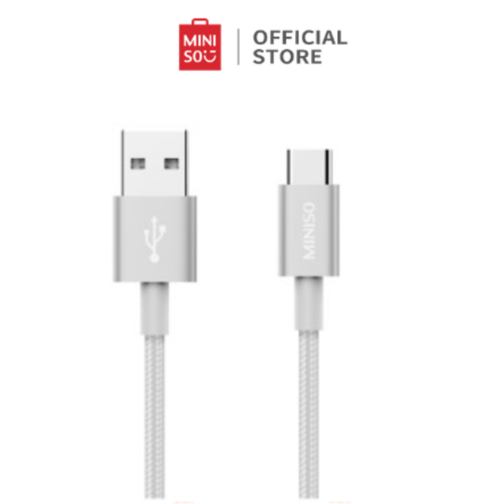 Miniso Data Cable Port Integrated USB Charger Type C Aluminum Casing