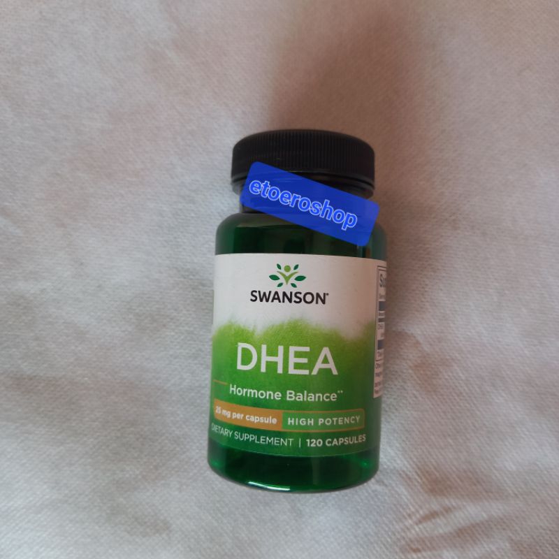 Swanson Dhea 25mg 120 Capsules support hormone balance Shopee Malaysia