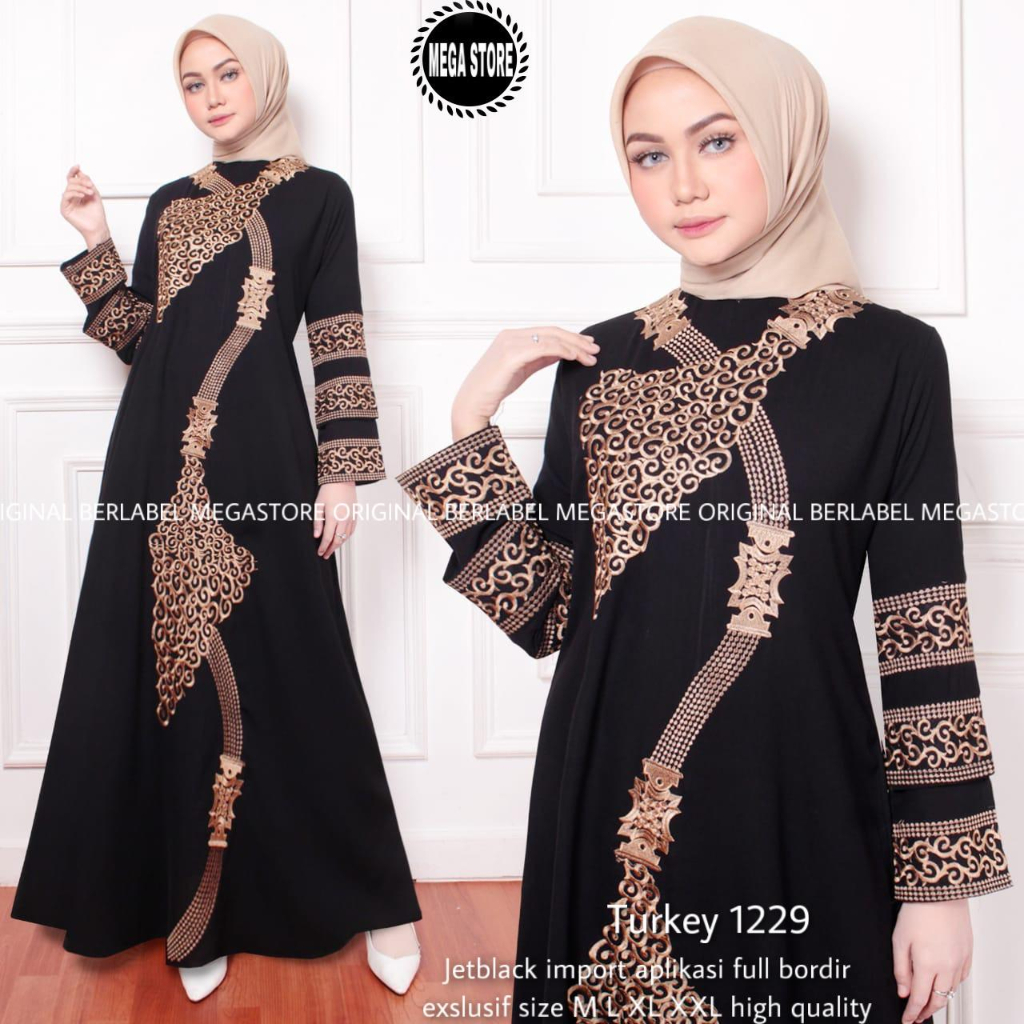 Big sale promo gamis turkey suadi - plain robes for children and adults ...