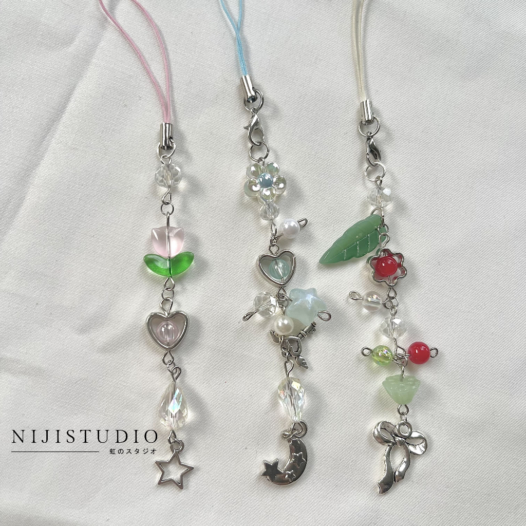 GANTUNGAN Studio ghibli inspired coquette beads chihiro marnie arriety ...