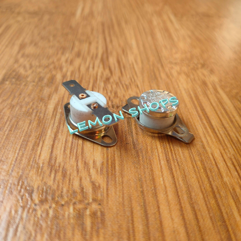 Bimetal Thermostat Temperature Sensor Button Thermostat 16a Shopee