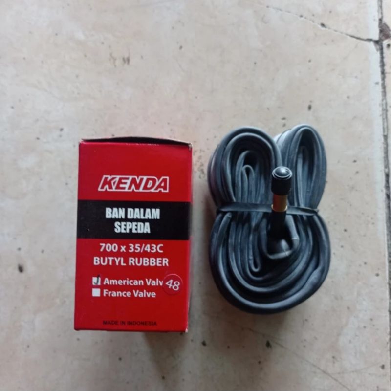 700 X 28 - 45c Impac Bike Inner Tube (28 X 1.10 - 1.75) Presta Or Schrader Valve (2 Pack
