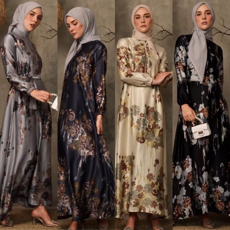 Brocade Robe | Muslim Invitation dress | Muslim Robe| Brocade silk Robe ...