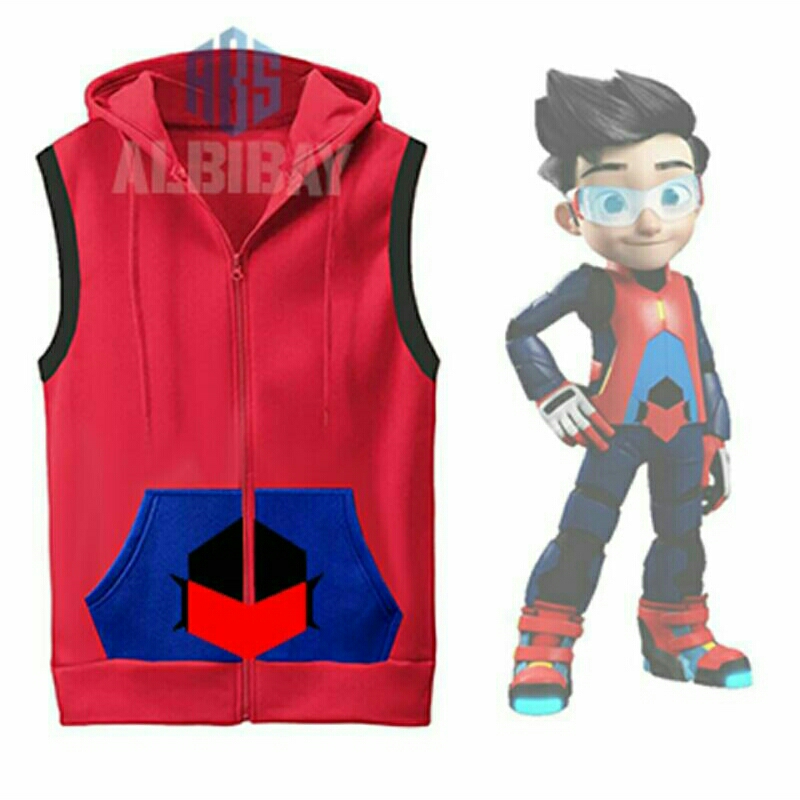 Hoodie Vest Zipper Kids Costume EJEN ALI | Shopee Malaysia