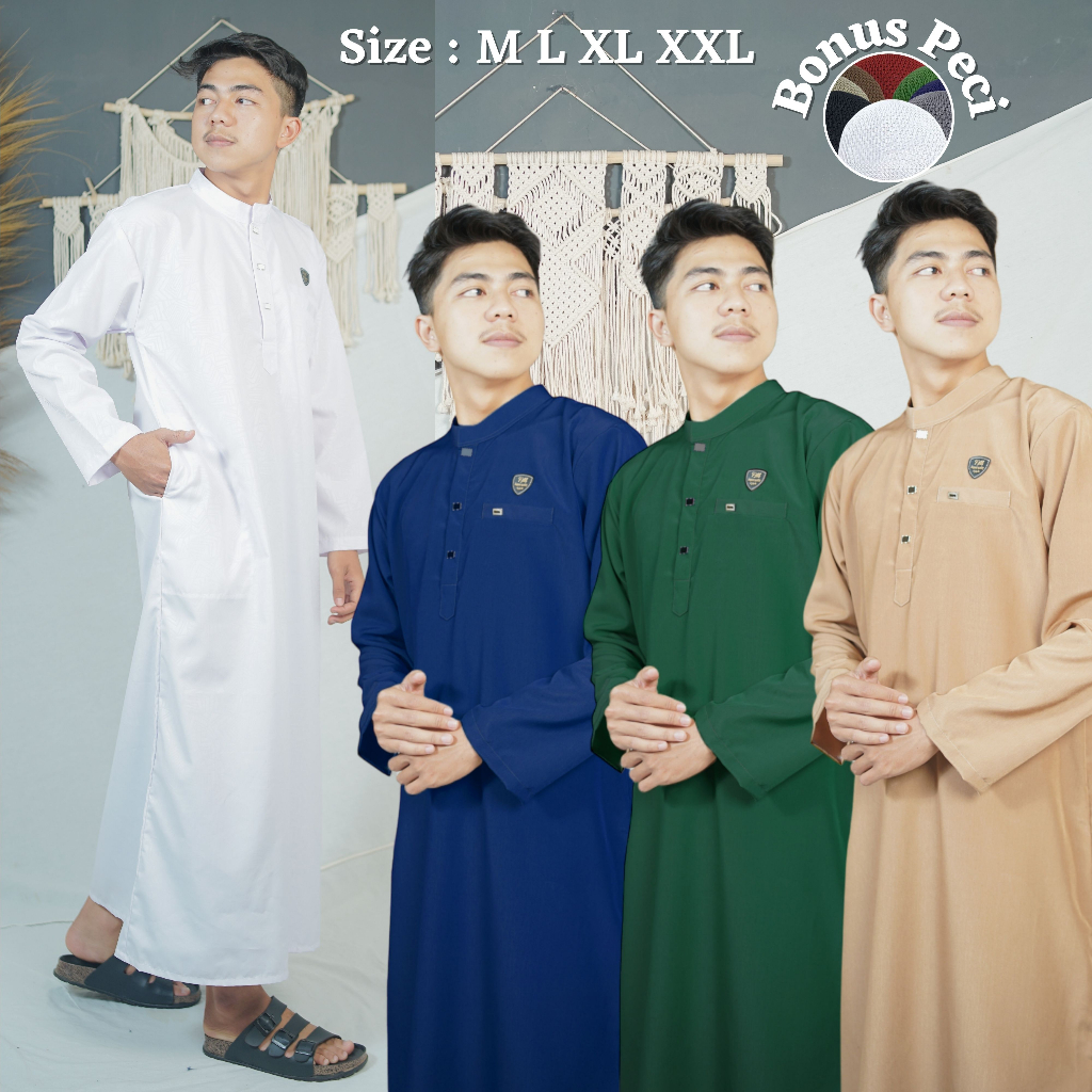 Hasan's Gray Robe/The Latest model Of Men's Robes/Men's muslim Clothing ...
