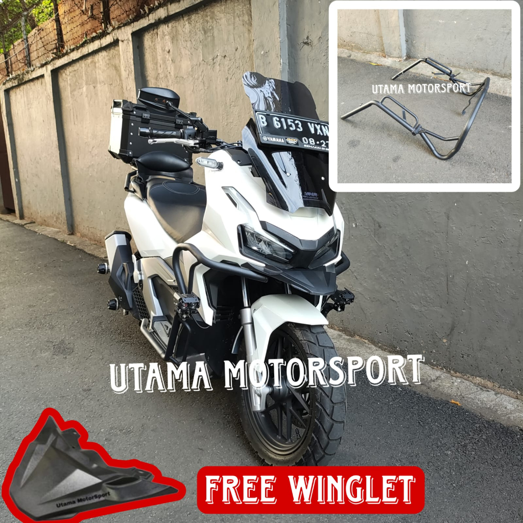 Crashbar TUBULAR ANTI CRASH HONDA ADV160 Thick Iron ADV160 (FREE