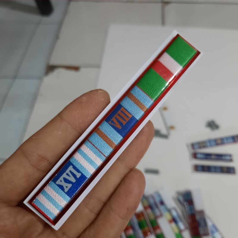 Xvi VIII DN/Satya Badge Ribbon Service Mark PDH TNI Loyalty 16-8 Years ...