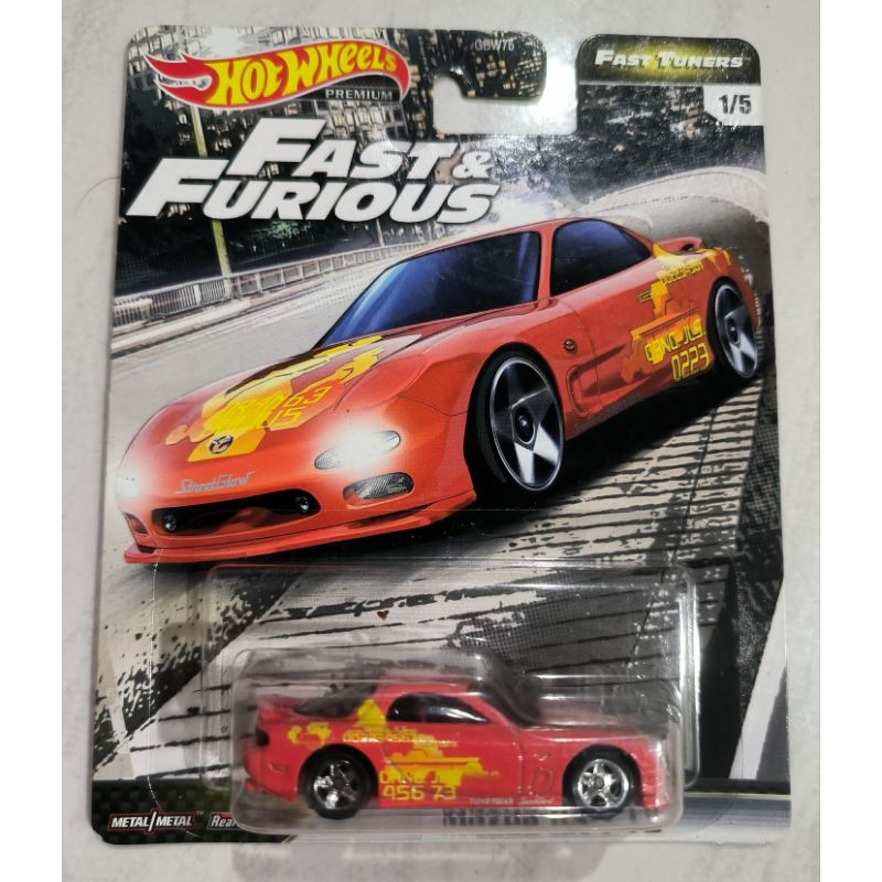 Hotwheels Premium Fast & Furious Mazda RX-7 Fast Tuner | Shopee Malaysia