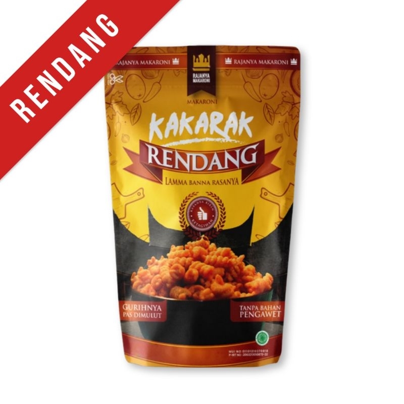 Macaroni Kakarak Fusilli Pasta - Rendang Flavor | Shopee Malaysia