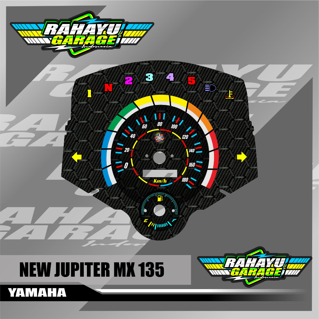 Jupiter MX 135 SPEEDOMETER CUSTOM NJMX. SPIDOMETER PANEL Shopee Malaysia