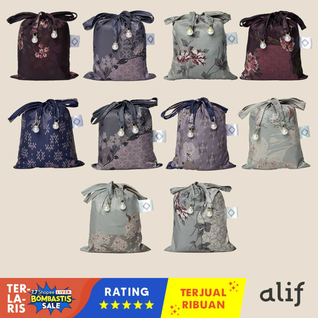 Alif BLÓEMEN COLLECTION MINI Parachute MOTIF PREMIUM KOREA TRAVEL