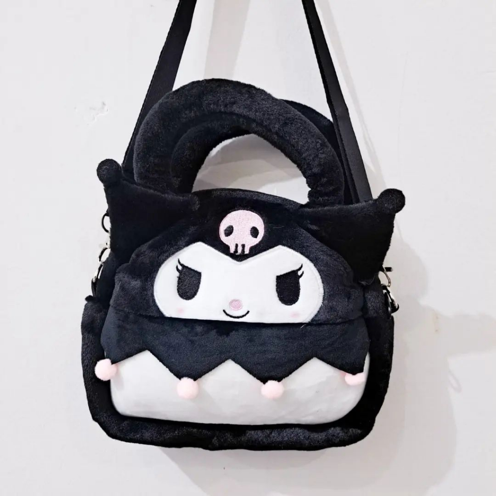 Sanrio Fur Cinnamoroll Lotso Kuromi Character Tote Slingbag My Melody ...