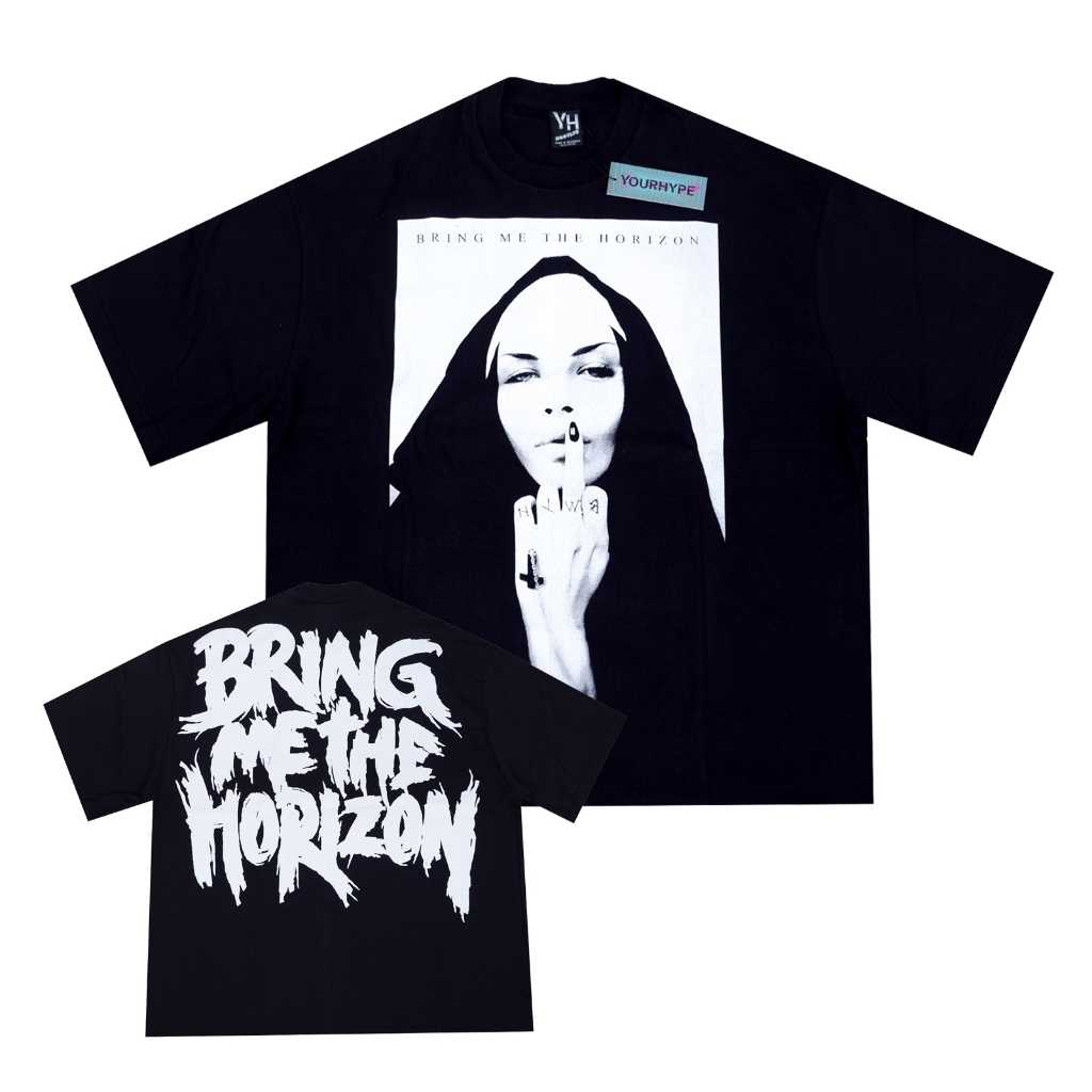 Bmth NUN BRING ME THE HORIZON MUSIC BAND OVERSIZE TSHIRT KAOS | Shopee ...