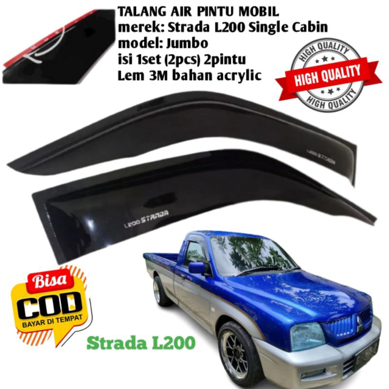 Mitsubishi Strada L200 2 door Single cabin jumbo model water gutter ...