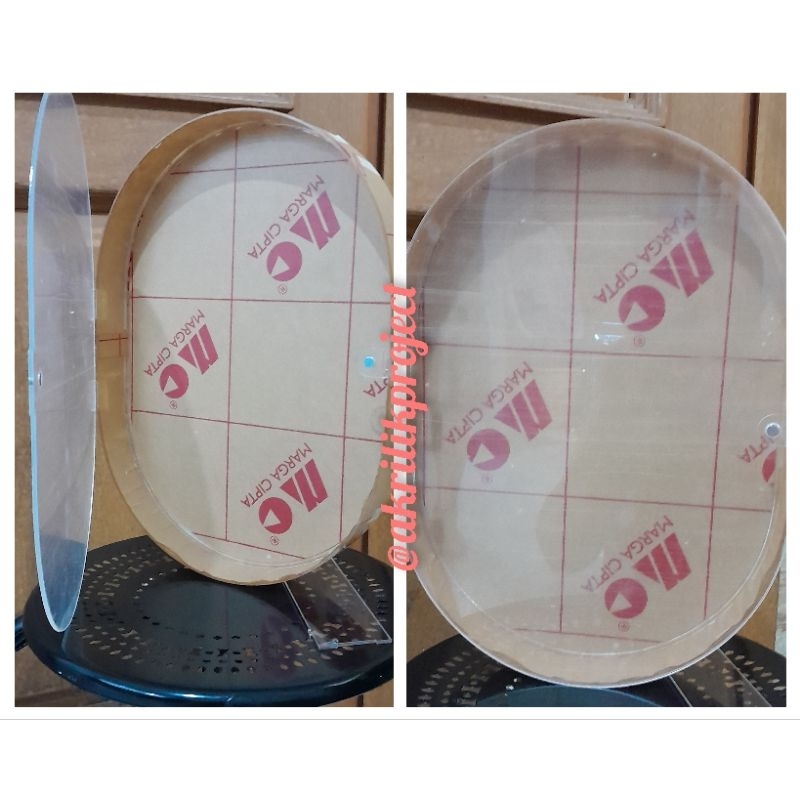 OVAL DOWARD FRAME BOX FULL CLEAR ACRYLIC SIZE 25x35cm | Shopee Malaysia