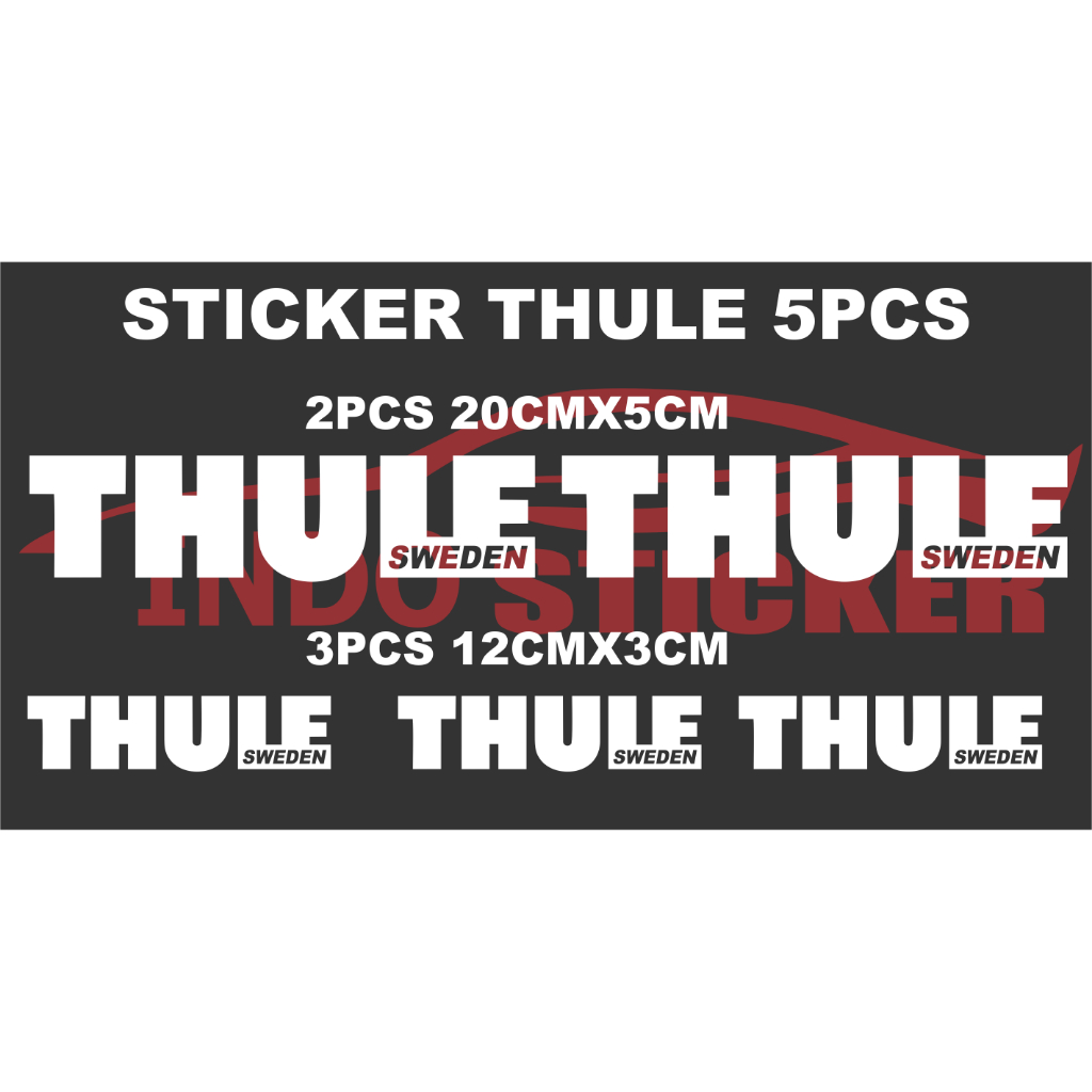 Thule sweden sticker cutting sticker thule sweden universal Shopee Malaysia