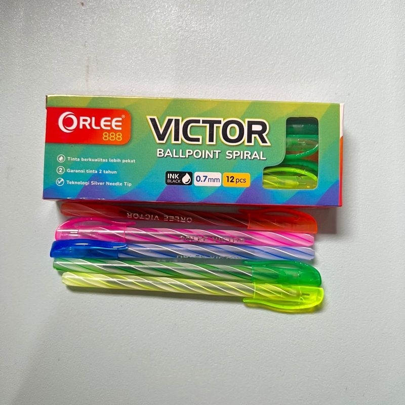 New VICTOR 0.7mm 1 Dozen Thread Pens (12 Contents) | Shopee Malaysia